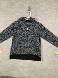 Under Armour Hoodie Boys Youth L Gray Loose Fit Pullover Casual Fleece Preppy - Picture 1 of 14