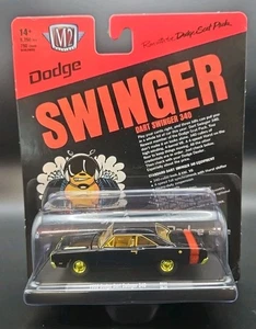 2024 M2 Machines CHASE 1969 Dodge Dart Swinger 340 #R111 1/750 accessori oro - Foto 1 di 2