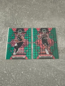 2022-23 Panini Mosaic Basketball - Green Prizm Lot - Eric Gordon & Kawhi Leonard - Bild 1 von 2