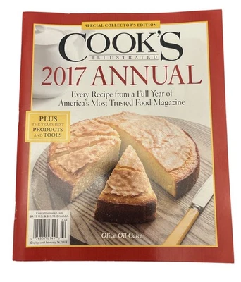 Cooks Illustrated Magazine 2017 Annual Every Recipe Full Year Special Edition - Image 1 of 4