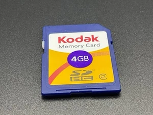 KODAK 4GB Secure Digital Memory Class 2 SD SDHC Card - Tested - Tracked Post - Picture 1 of 2
