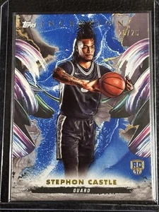 Topps Inception 2024-25 Stephon Castle Base Parallel Blue /25 Rookie Card RC NBA - Picture 1 of 2