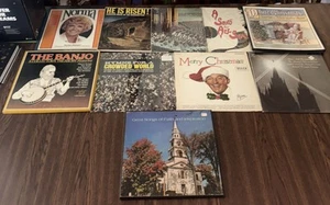 10 Vintage Vinyl LP Records NICE LOT! Norma-The Banjo-A Song For All Seas-Etc- - Picture 1 of 18