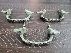 Antique/Vintage Handles Hardware Lot 3 Furniture Drawer Pulls Handles Metal Bird - Picture 1 of 3