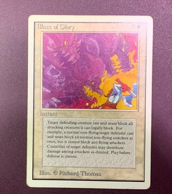 MTG Blaze of Glory Unlimited English Rare "Vintage" - Image 1 of 2