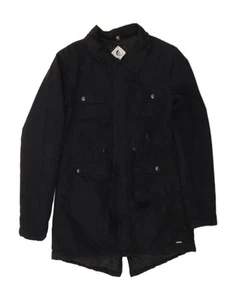 VOLCOM Womens Parka Jacket UK 10 Small Black Cotton CJ90 - Picture 1 of 3