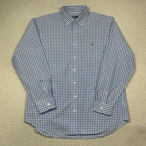Vineyard Vines Tucker Shirt Mens Large Blue Check Button Down Long Sleeve - Picture 1 of 11