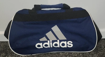 Bolsa de ombro Adidas masculina Diablo pequena II Duffel academia - Azul/cinza/branco real - Imagem 1 de 2