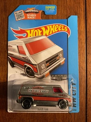 2015 Hot Wheels Super Van 55/250 City ZAMAC - Image 1 of 4