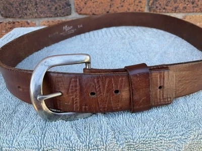 R. M. Williams Mens Leather Belt # Sz: L. Made In Australia 🇦🇺 - image 1 of 4