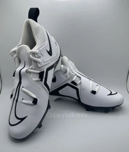 Botín de fútbol americano Nike Alpha Menace Pro 3 blanco negro talla 9,5 para hombre CT6649-100 - Imagen 1 de 4