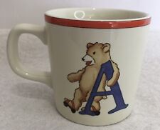 Vintage 1994 Tiffany & Co Alphabet Bears Childs Porcelain Mug Cup Japan 