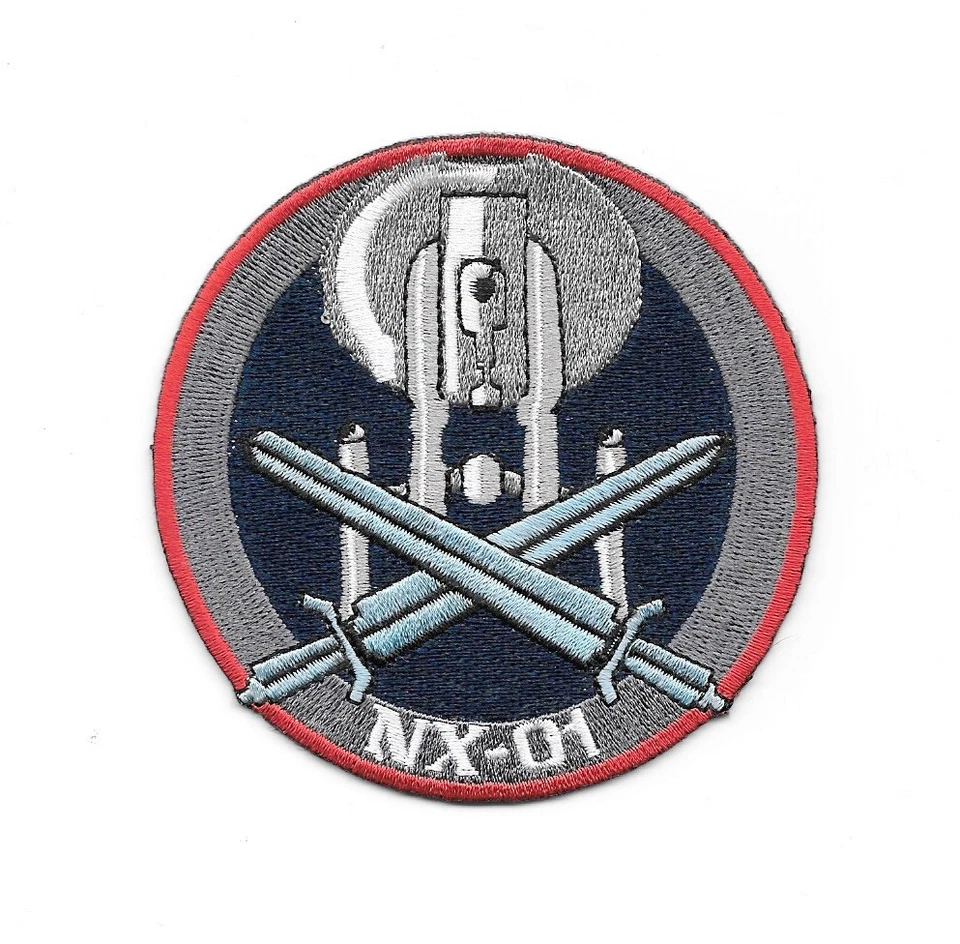 Star Trek Enterprise TV Series Mirror Universe Logo Embroidered Patch NEW UNUSED