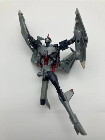 Transformers Prime Cyberverse Commander Class Starscream Incomplete For Parts Cover
