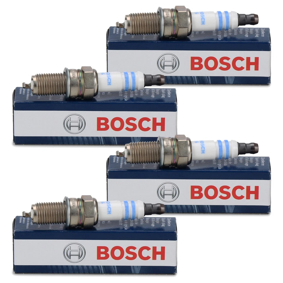 BOSCH DOUBLE IRIDIUM SPARK PLUG x4 for ALFA ROMEO Giulietta 1.4L Mito ABARTH - Image 1 of 1