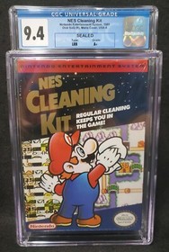 Nintendo Nes Cleaning Kit Sealed - CGC Graded 9.4 Near Mint