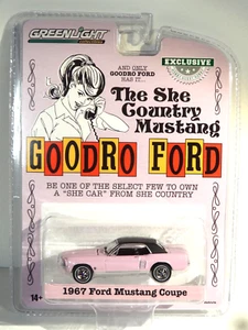 Exclusivo Greenlight - Ford Mustang 1967 - Goodro Ford Denver Colorado - Huerto - Imagen 1 de 2