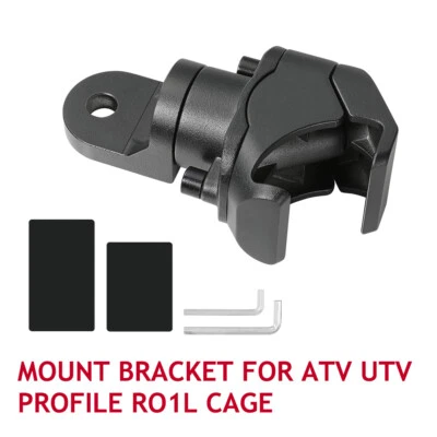 For Can Am Defender Commander UTV Pro-fit Roll Cage Whip Light Mount CNC Housing - Image 1 of 4