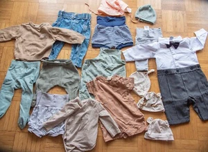 Babykleidung - Sammlung / Konvolut - Mützen - Hosen - Bodies | Gr. 50 62 70 etc - Bild 1 von 3