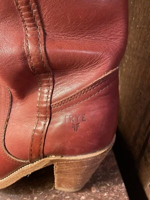 Hermosas Botas Frye Marrón Vintage Mujer Talla 6.5 B. Foto 1 de 4