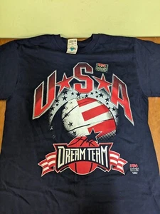 Dream Team T-Shirt 1992 Olympics Men's Size Large NWT Officially Licensed - Picture 1 of 11
