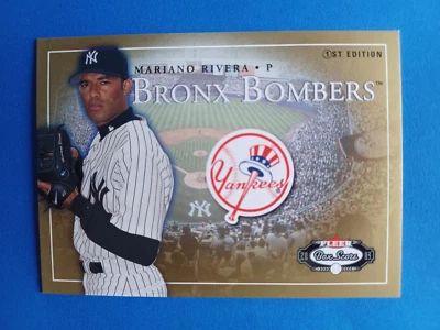 Fleer Box Score Mariano Rivera #236 Bronx Bombers 2003 primera edición sin Yankees Foto 1 de 2