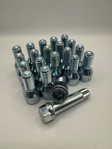 20x Sternschraube M14x1,5 33mm + Schlüssel Radsicherung Radschraube Kegel 60° - Bild 1 von 6