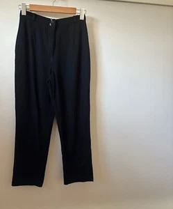 Calvin Klein 100% Tapered Leg Trousers WOMEN’S Size 8 100% Wool Vintage 80’s - Picture 1 of 8