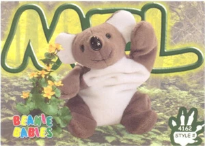 TY Beanie Babies BBOC Card Series 4 Common Mel the Koala NM/Mint - Picture 1 of 2