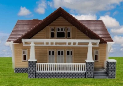 HO Scale "The Uriel"  Model House Kit 1:87 4 Color 6 Lighting Zones - Image 1 of 4