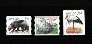 SUECIA 1997-SG1899-1901 VIDA SILVESTRE MNH - Imagen 1 de 1
