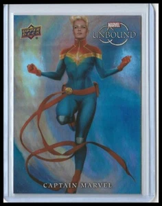 Upper Deck 2022 Marvel Unbound Foil #78 Captain Marvel - Foto 1 di 2