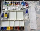 Cotmans Watercolour Paints + Pallete Made In England (Except 3 tubes made In...