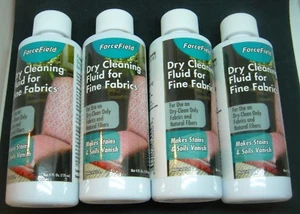 FORCEFIELD BEST DRY CLEANING FLUID FOR FINE FABRICS, 4oz.FREE FAST SHIPPING - Picture 1 of 23