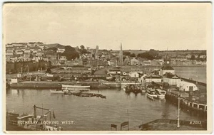 ROTHESAY HARBOUR, LOOKING WEST - Bute Postcard  - Picture 1 of 2