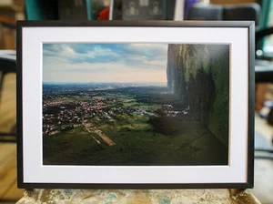 A4 Print - Fields View - Aerial Drone Photography - Illusion - Landscape - Picture 1 of 3