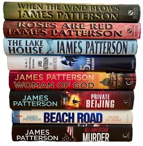 James Patterson Books Bundle X 8 1st Editions Hardcovers All Different Novels - Foto 1 di 19