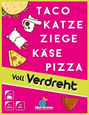 Taco Katze Ziege Käse Pizza: Voll Verdreht, Partyspiel, Kartenspiel, 2-8   - Bild 1 von 4