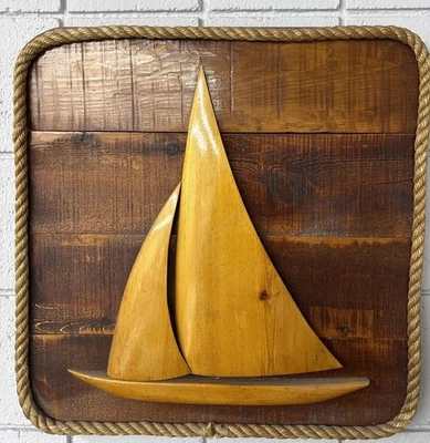 Arte de pared vintage de velero Foto 1 de 4