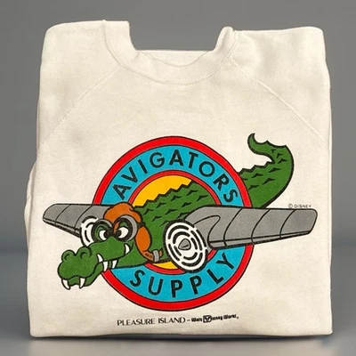 VTG 90s Disney Pleasure Island Avigators Supply Sweatshirt Mens XL/XXL WDW - Image 1 of 4