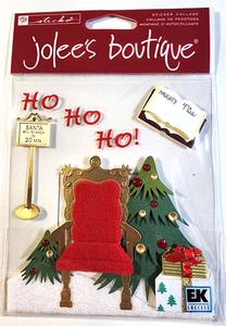 Mall Santa Christmas RARE Jolee's 3D Sticker - Picture 1 of 4
