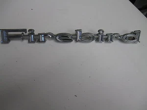 "FIREBIRD " PONTIAC GM EMBLEM BADGE SCRIPT TRIM - Picture 1 of 1