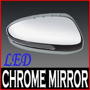 Chrome ADVANCE Side Mirror Cover LED For 2011 2015 Kia Optima K5 - Picture 1 of 1