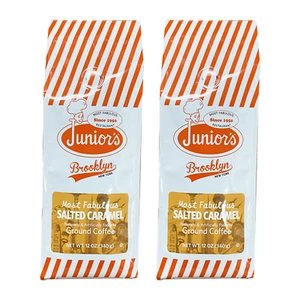 Caramelo salado Junior's Most Fabulous, café molido tostado medio, bolsas de 2/12 oz - Imagen 1 de 7