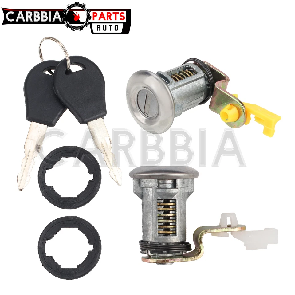 Nuevo juego de cerradura de puerta con llave izquierda derecha para camioneta Nissan D21 1984-1998 80601-01G25 Foto 1 de 4