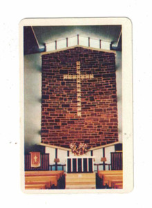 Swap Card - Golden Fleece 1960's - Green No. 11A - John Flynn Memorial Church
