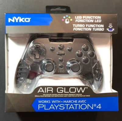 Nyko Air Glow Fan Cooled WIRED Controller for PS4 / PC NEW - Image 1 of 4