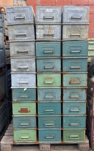 Stapelkisten Lagerbox Lagerkiste Blech ca.45x32x20cm Schäfer usw. /B - Bild 1 von 7