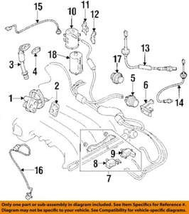 MITSUBISHI OEM 99-00 Galant-EGR Valve MR323894 - Bild 1 von 1
