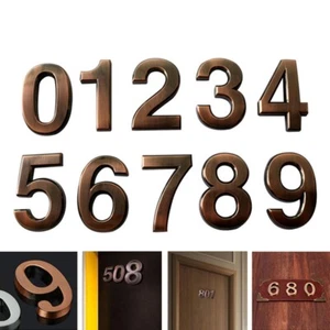 Gl?nzende Hausnummernschilder mit 3D Effekt f??r Hotelzimmer und Ferienwohnung - Bild 1 von 46
